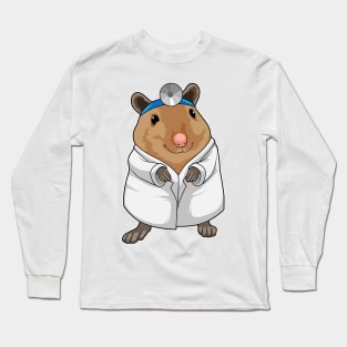 Rat as Doctor with Doctor's coat Long Sleeve T-Shirt